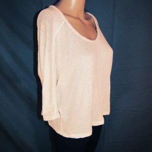 Pretty white off-shoulder sweater